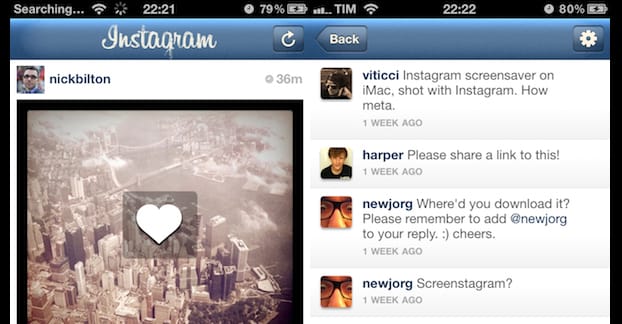 インスタグラムのコメントへの返信