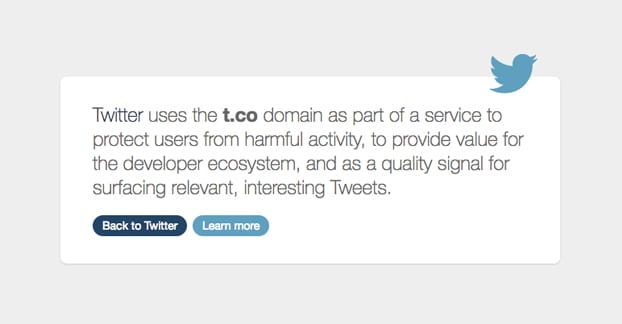 T.co Shortlink-Dienst