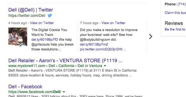Cohérence de la marque Twitter