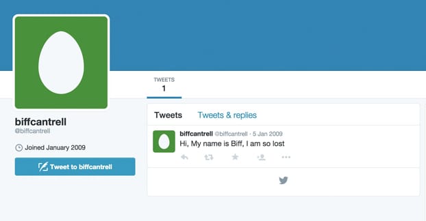 Exemple de profil d'oeuf