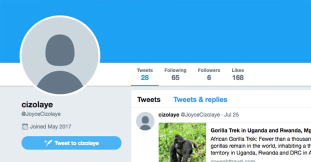 스팸 계정 차단