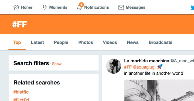 Twitter Suivez vendredi