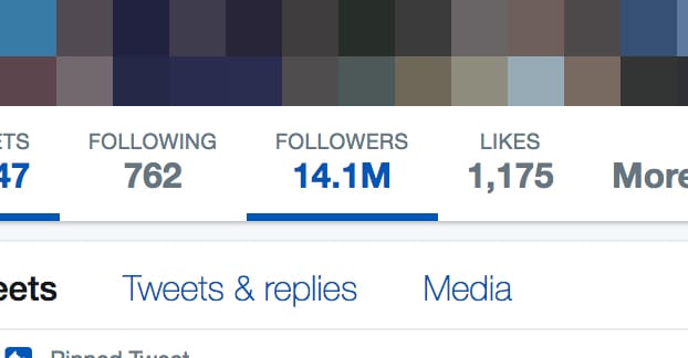 ツイッターの偽フォロワー