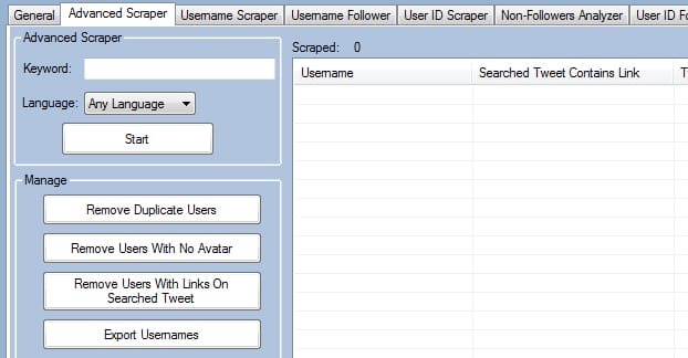 シンプルなインターフェース