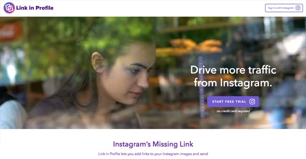 個人資料中的鏈接