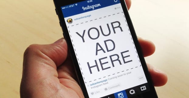 Exemple de publicité Instagram