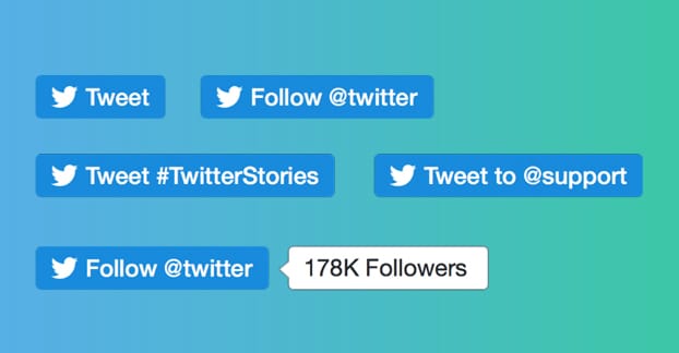 Новые кнопки твитов