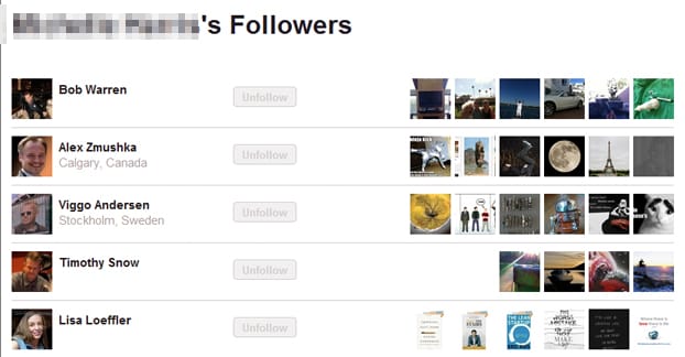 핀터레스트 팔로워