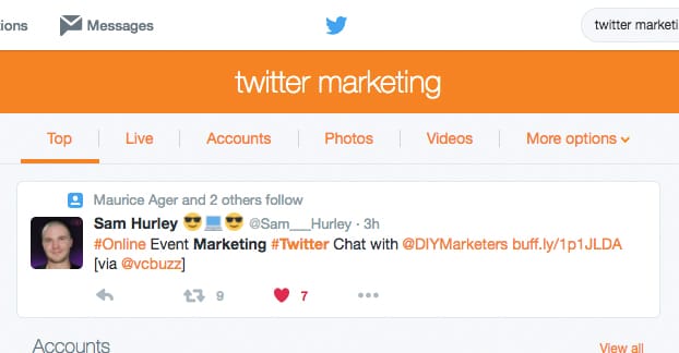 Mi piace il contenuto basato su parole chiave