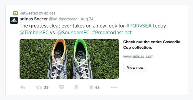 Ejemplo de tarjeta de Twitter 2