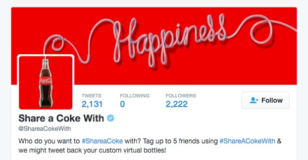 Трендовый хэштег кока-колы