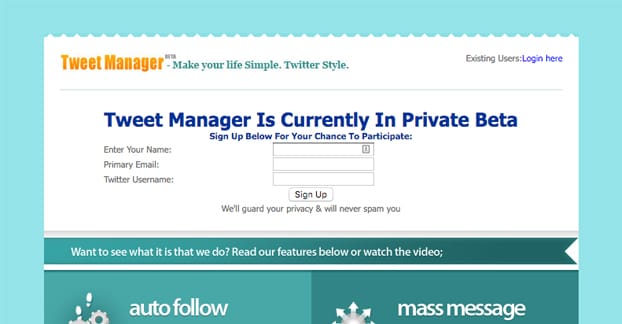 Gestionnaire de tweets