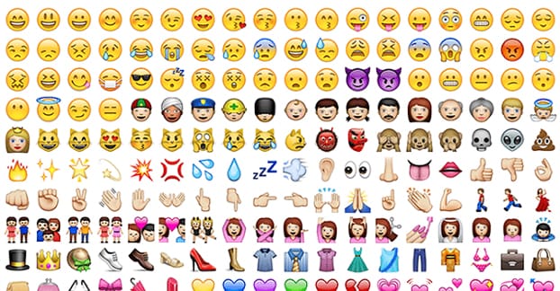 Использование эмодзи в Instagram