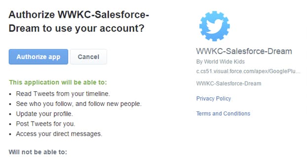 授權推特應用