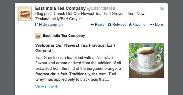 Publicité sponsorisée sur Twitter