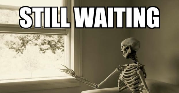 まだ待っているミーム