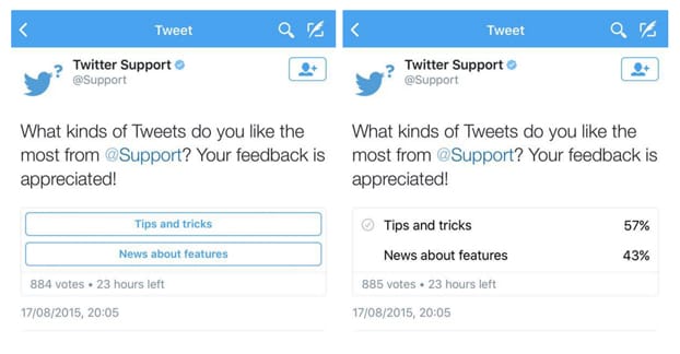 Feedback auf Twitter