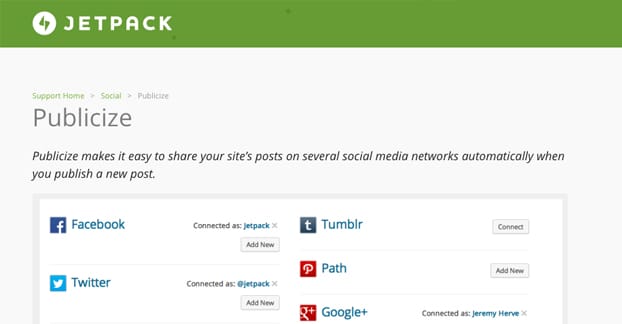 Publikasikan Jetpack