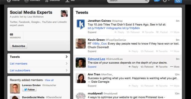 Liste des influenceurs sur Twitter