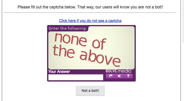 Esempio Captcha