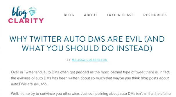 Twitter Auto DM