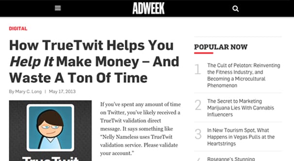 AdWeek True Twit