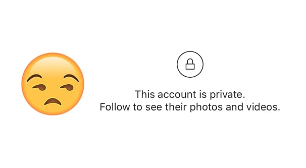Privates Instagram-Profil
