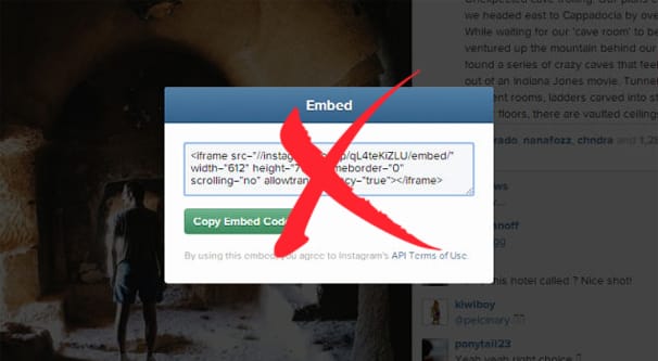 Einbetten nicht erlaubt