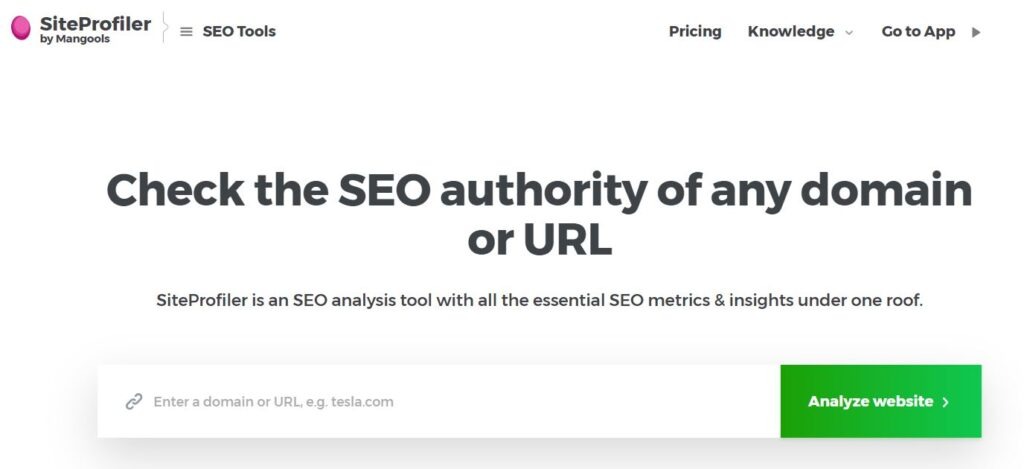 サイト プロファイラ