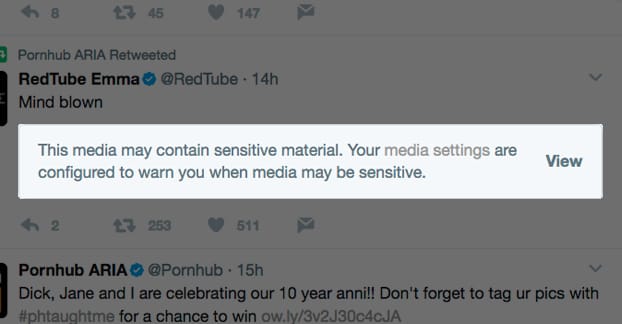 Esempio di avviso per adulti