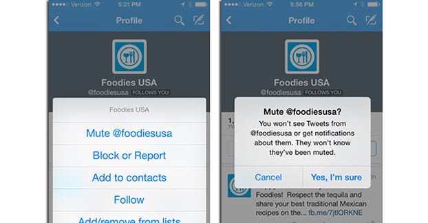 Disattivare un profilo