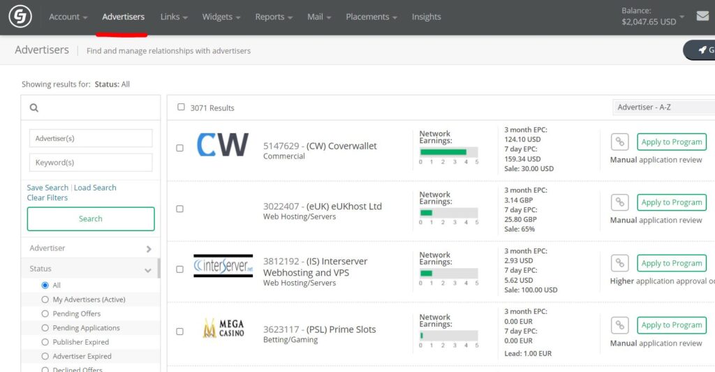 コミッション ジャンクション アフィリエイト プログラム