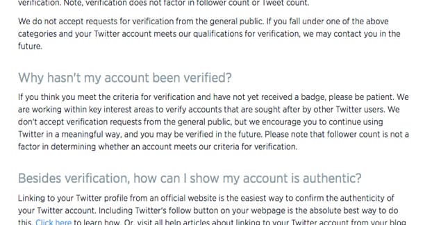 L'account non è stato verificato