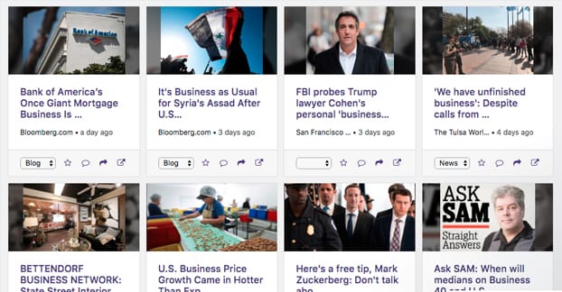 コンテンツ検出の例