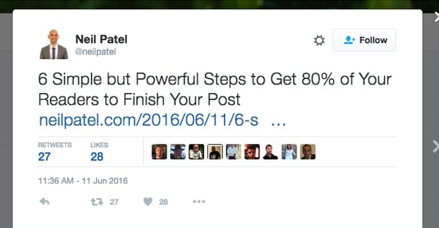 パーセンテージ統計の例