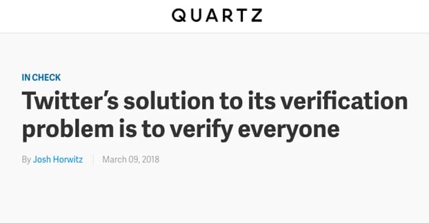 Twitter verifica tutti