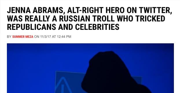 Esempio di conto falso