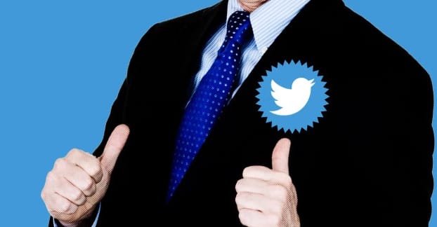 Premio verificato su Twitter