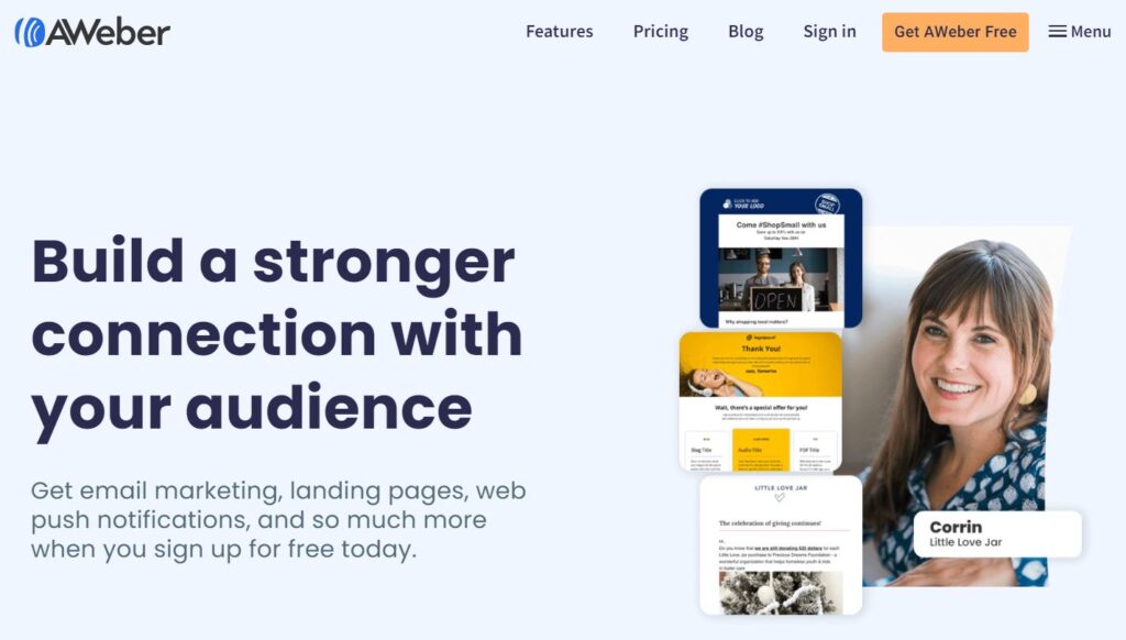 aweber - una dintre cele mai bune alternative pentru Mailchimp