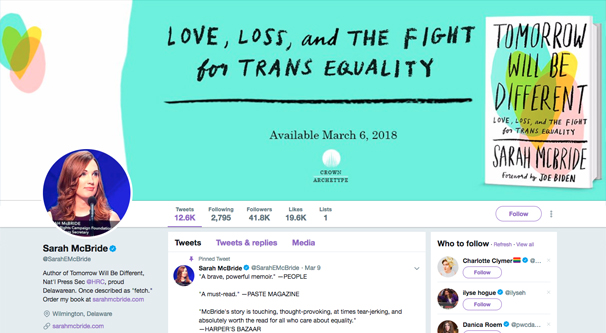 Sarah McBride Twitter