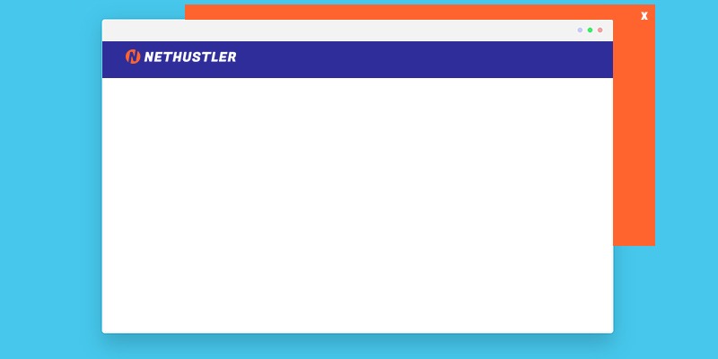 ポップアンダー広告の例