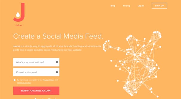 ジューサーのホームページ