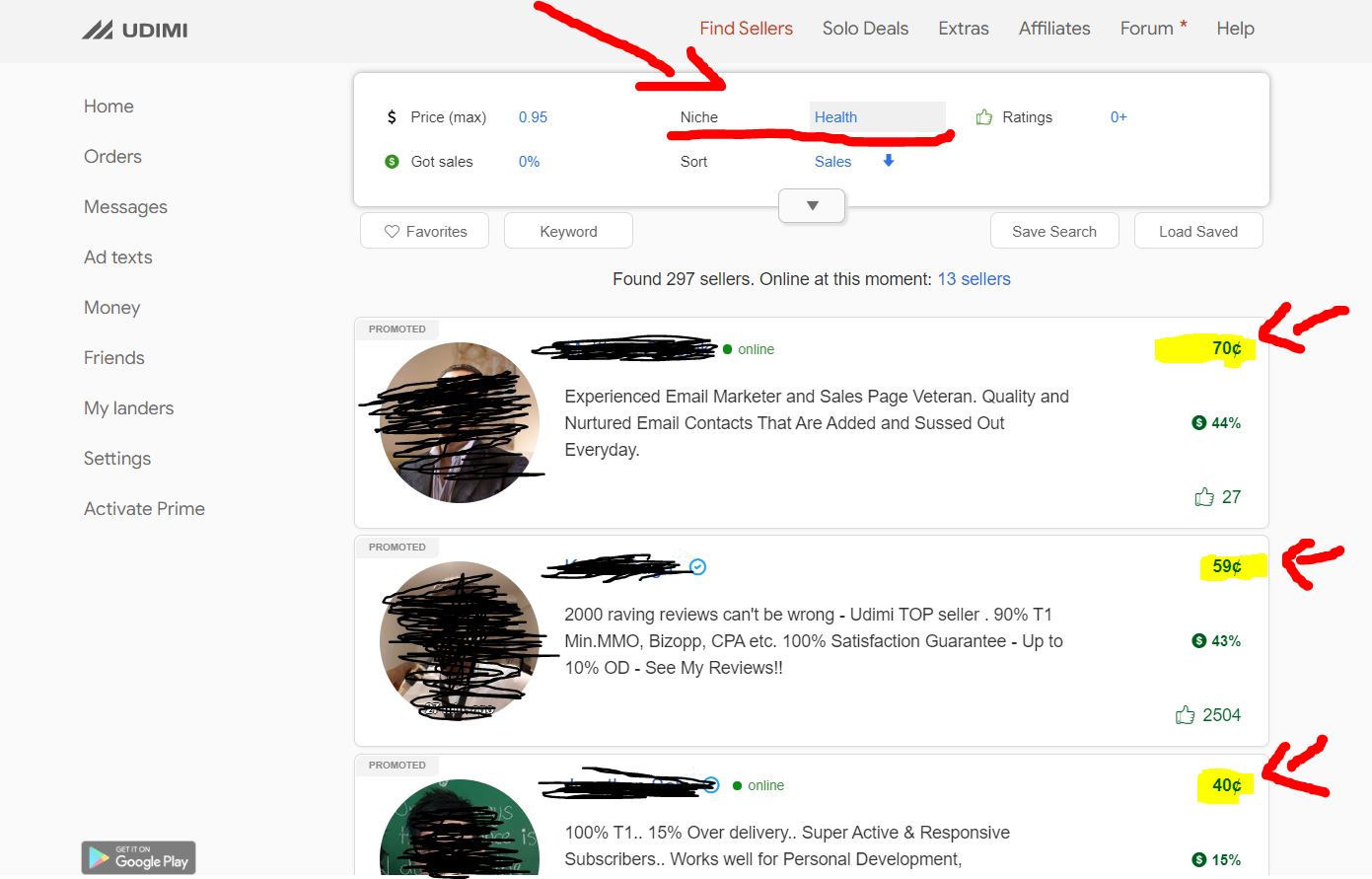 marketing afiliacyjny bez strony internetowej - reklamy solo