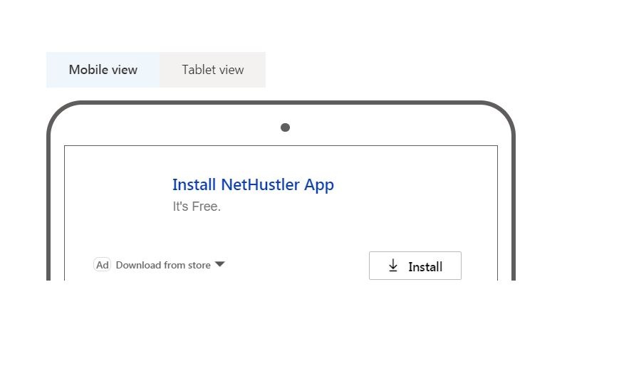 annonces d'installation de bing mobile