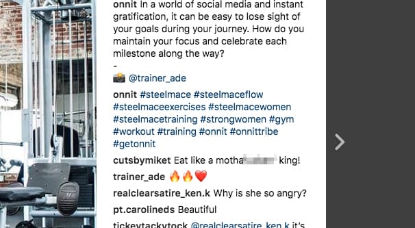 Przykłady hashtagów produktów