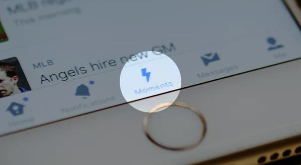 Registerkarte „Momente“.