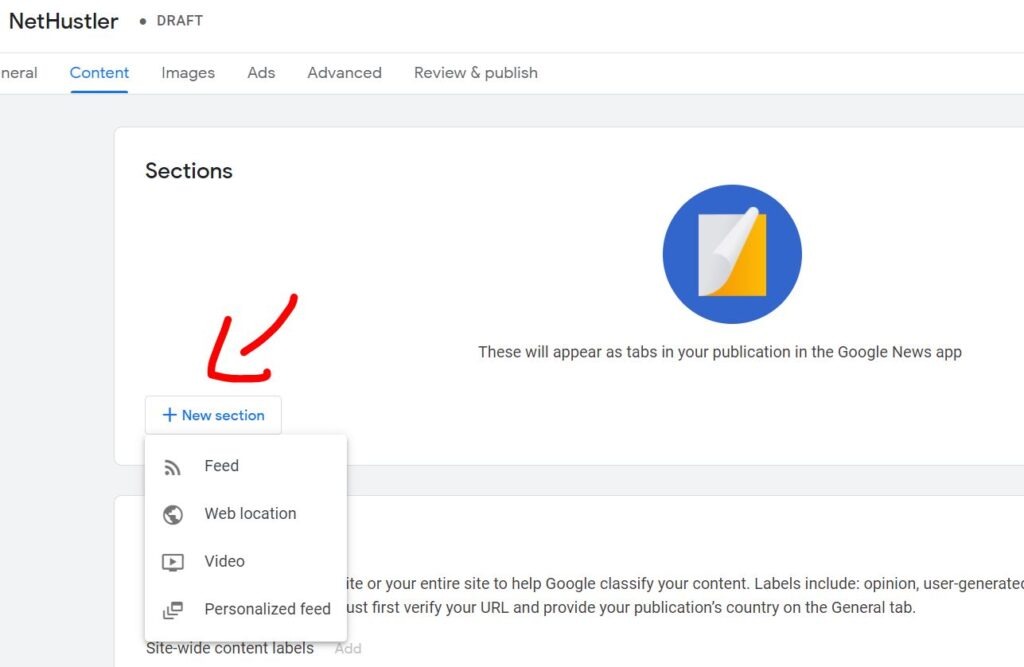 ศูนย์ผู้จัดพิมพ์เพิ่มเนื้อหา