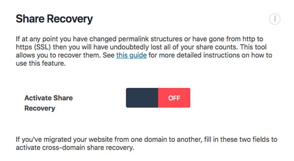 Compartir recuperación
