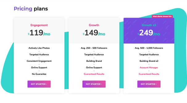 Ampfluence Fiyatlandırma
