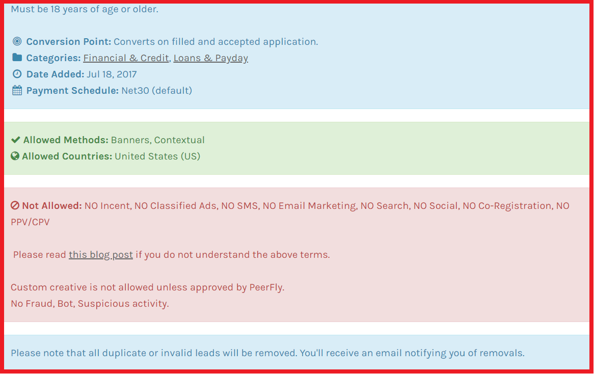 เงื่อนไขข้อเสนอเพียร์ฟลาย
